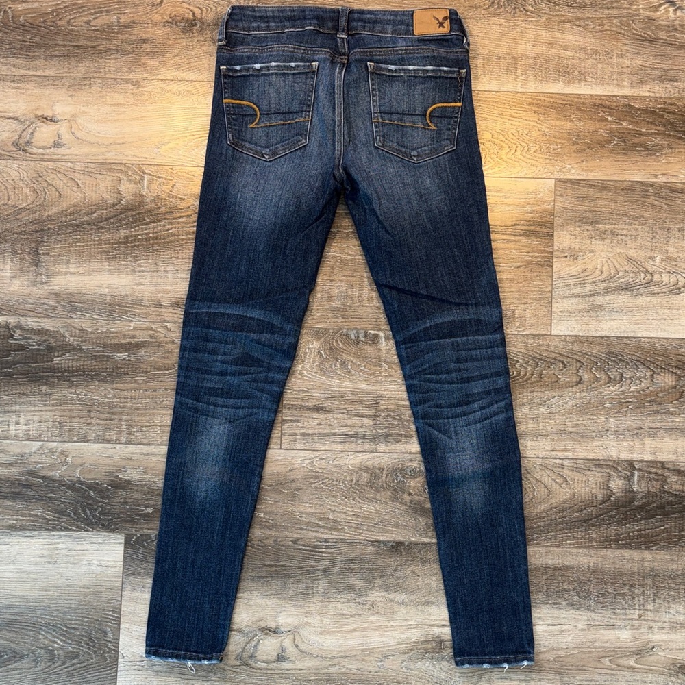American Eagle Outfitters Dark Blue Jeggings, size 4